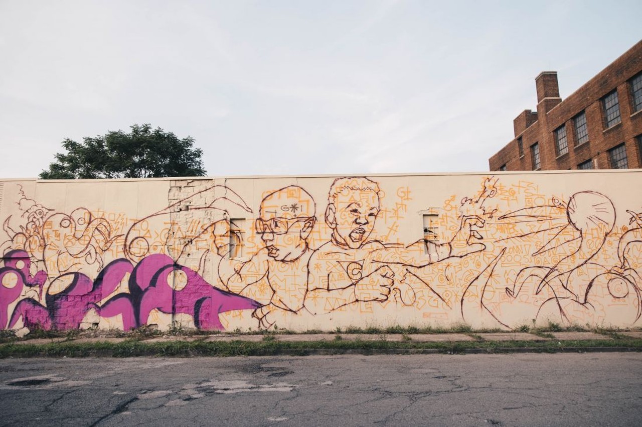 All the mural magic we saw at Detroit's inaugural BLKOUT Walls mural festival