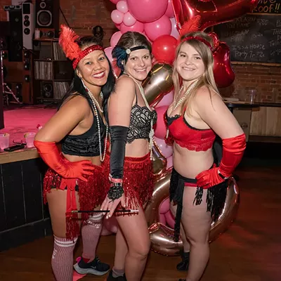 Image: All the nearly naked people we saw during Cupid's Undie Run Detroit 2022