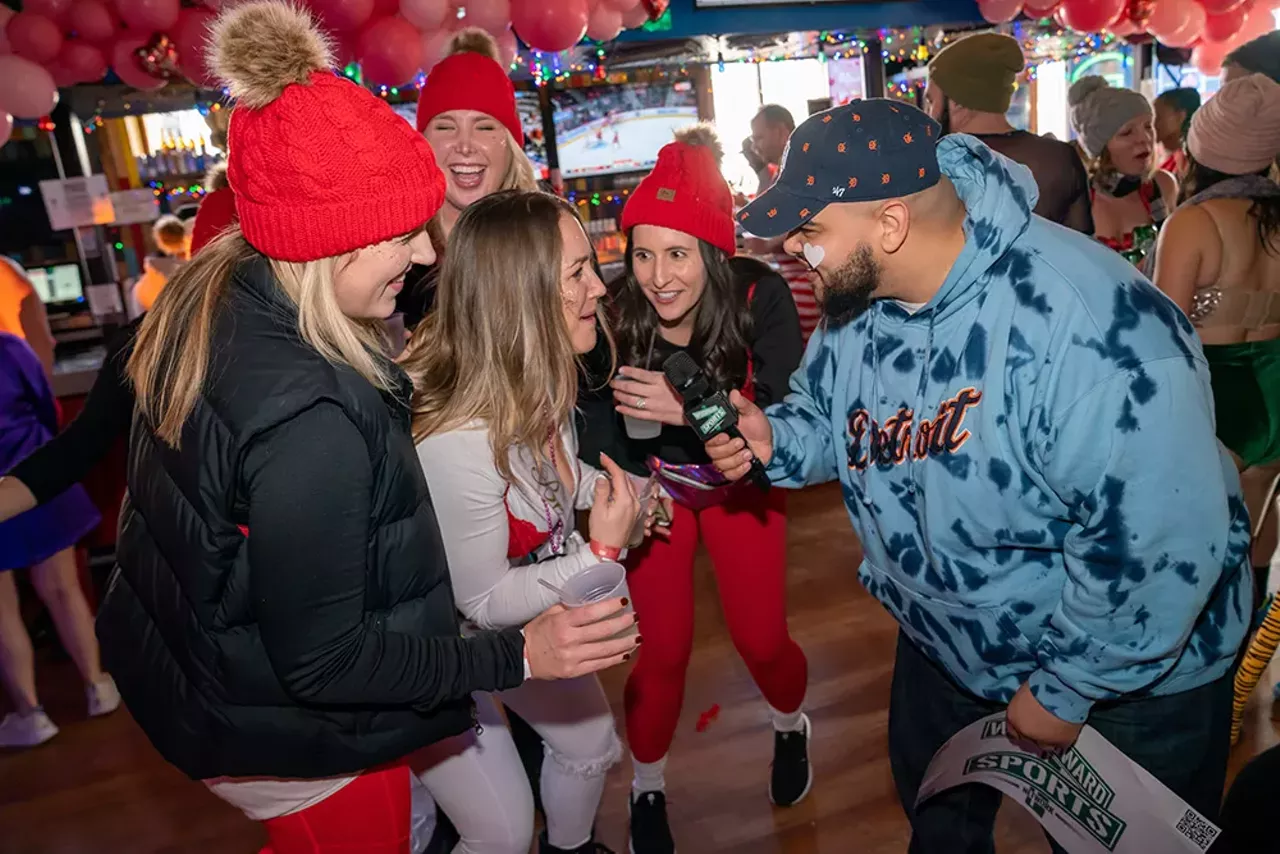 Image: All the nearly naked people we saw during Cupid's Undie Run Detroit 2022