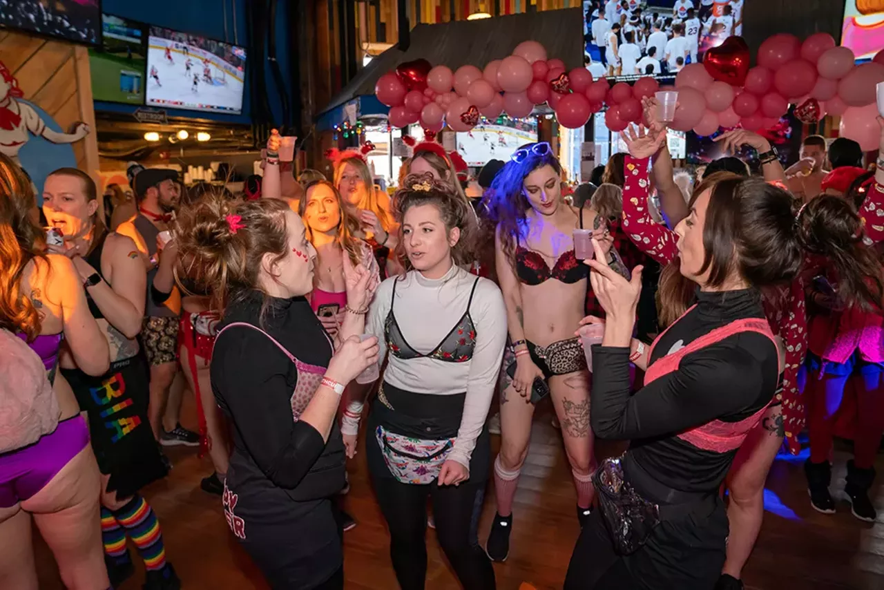 Image: All the nearly naked people we saw during Cupid's Undie Run Detroit 2022