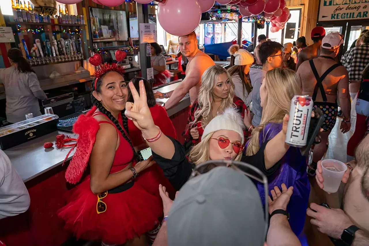 Image: All the nearly naked people we saw during Cupid's Undie Run Detroit 2022