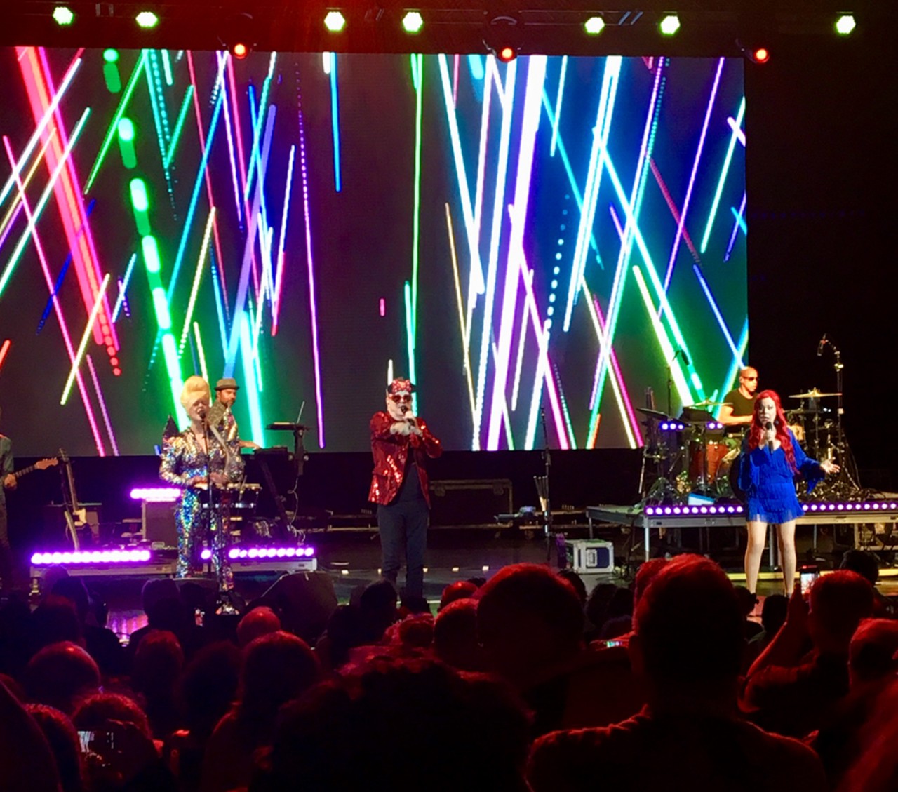 All the new wavers we saw at the B-52s, OMD, and Berlin show at Meadow Brook Amphitheatre