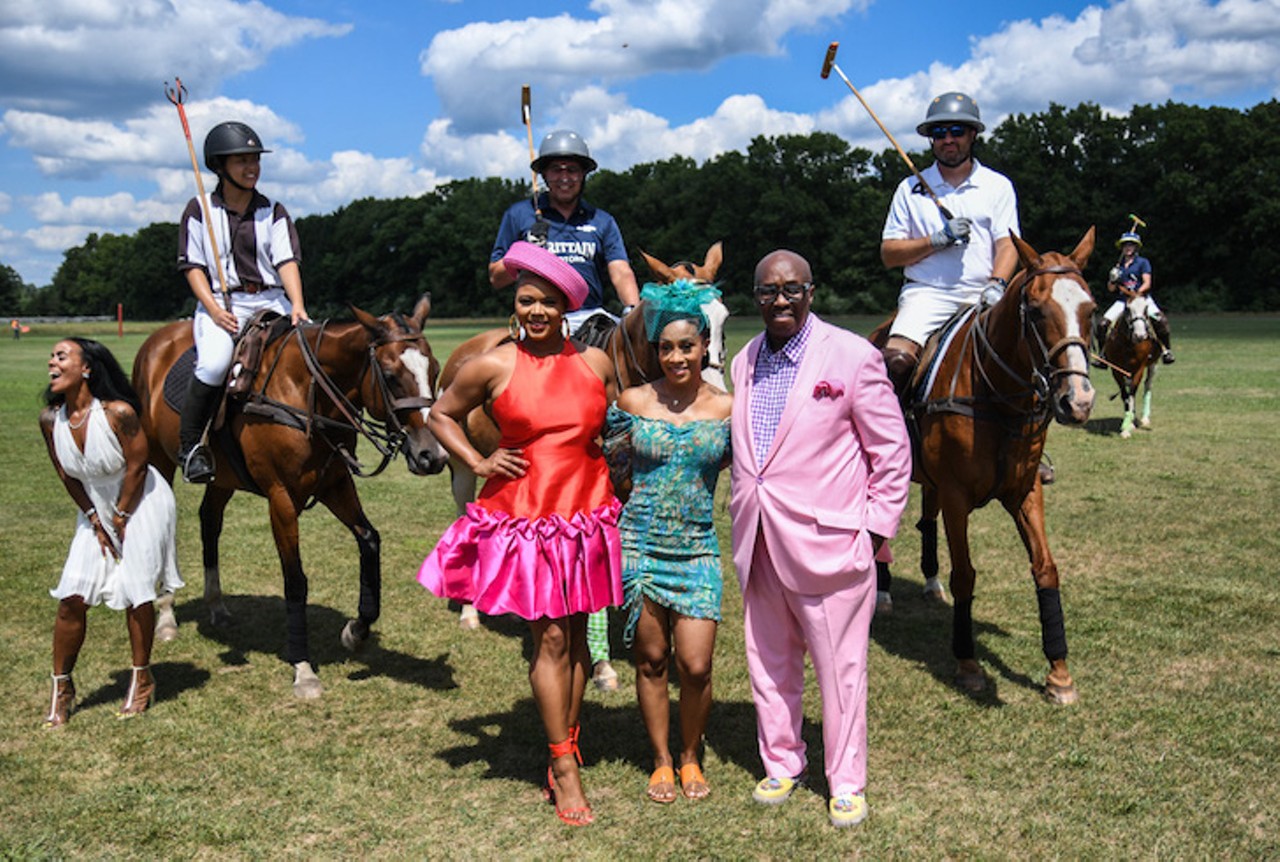All the pretty people we saw at Polo and Pretty Women at the Detroit Polo Club