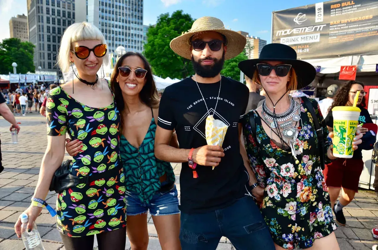 Image: All the ravers we saw still standing at day 3 of Movement