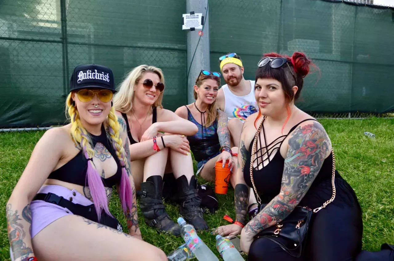 Image: All the ravers we saw still standing at day 3 of Movement