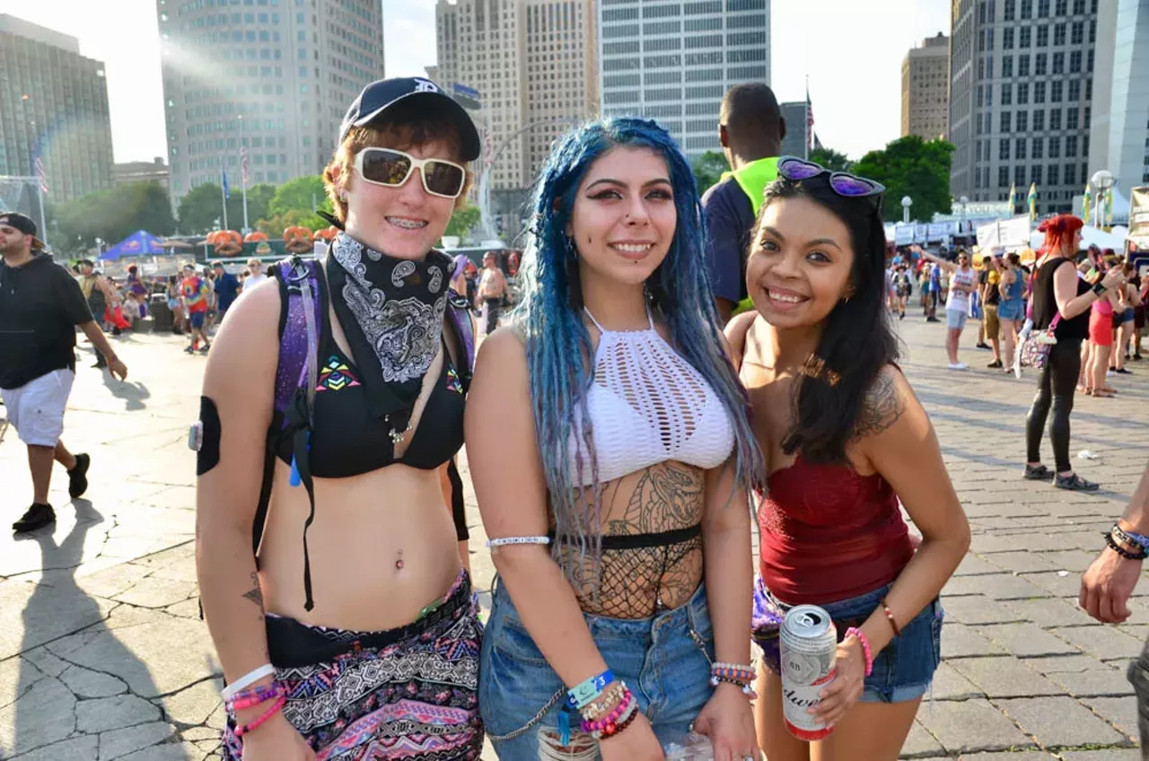 Image: All the ravers we saw still standing at day 3 of Movement