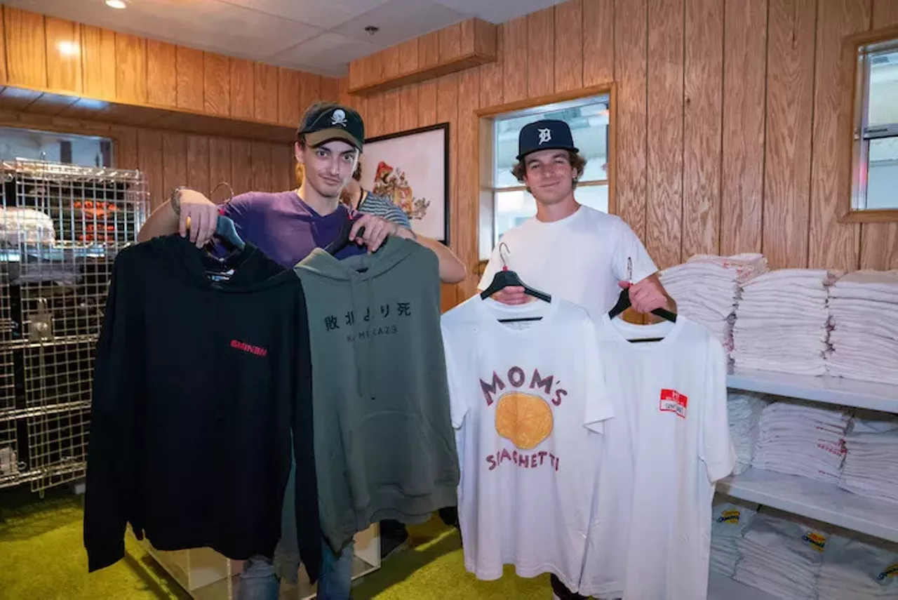 Image: All the Shady-ness we saw at the grand opening of Eminem's Mom's Spaghetti restaurant in Detroit