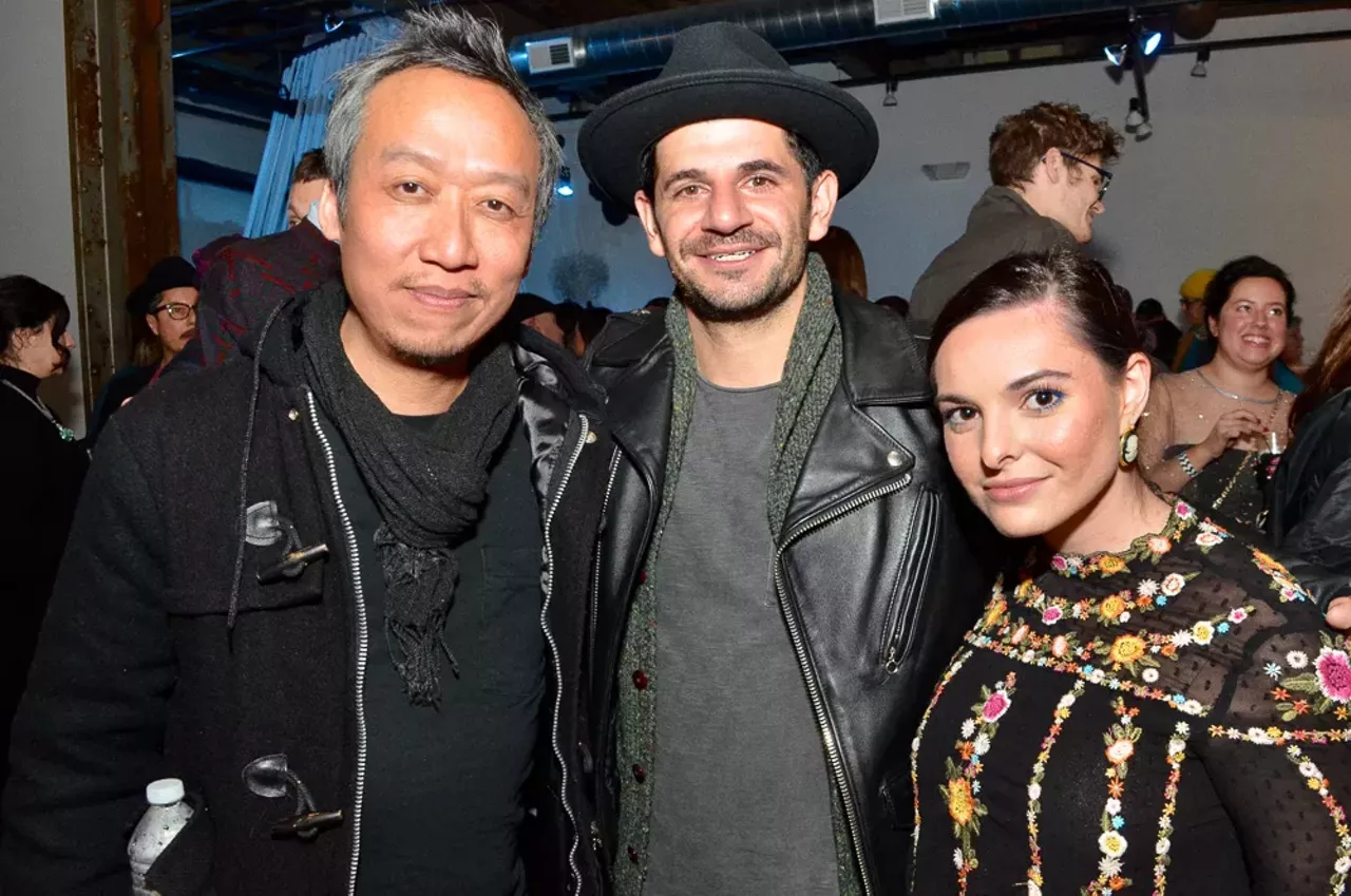 Image: All the super hip people we saw at Red Bull House of Art's Resident Artist Exhibition