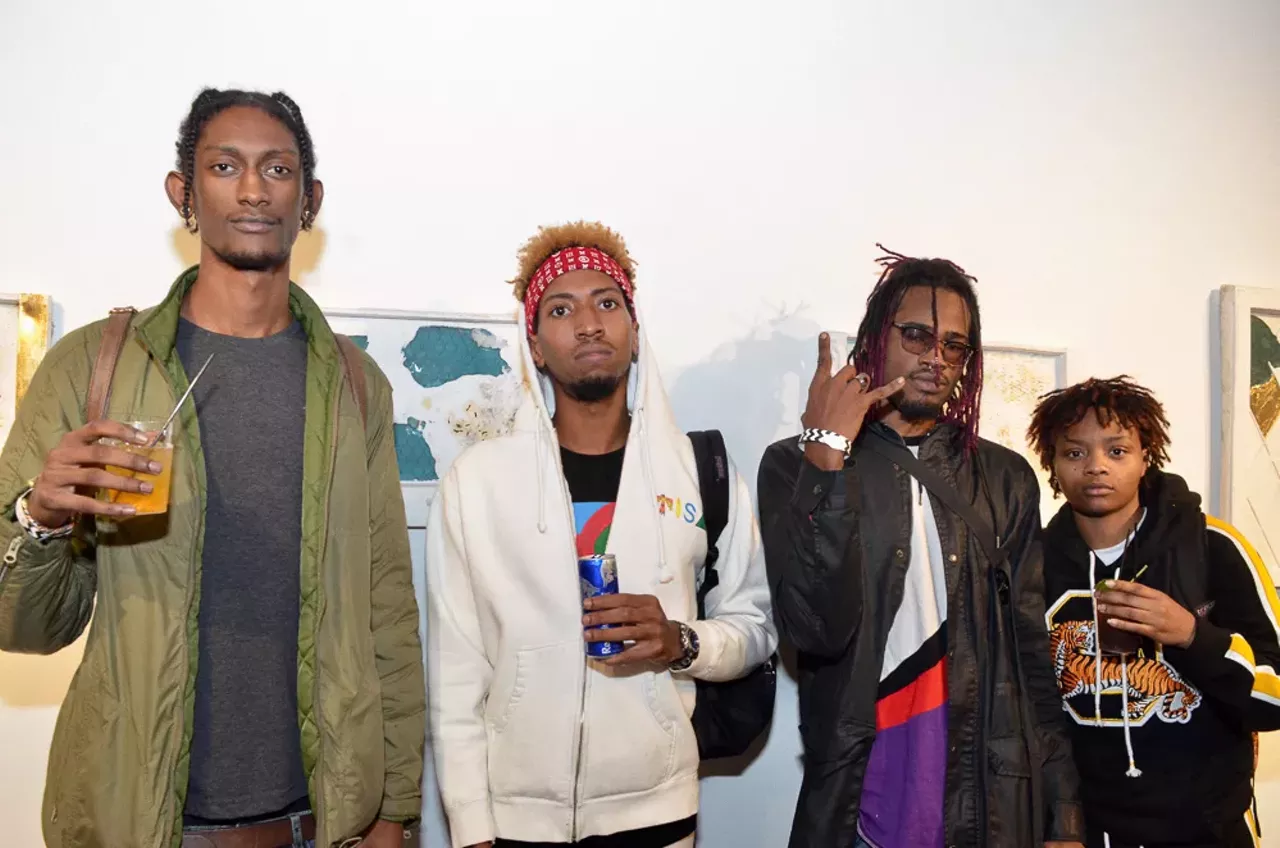 Image: All the super hip people we saw at Red Bull House of Art's Resident Artist Exhibition