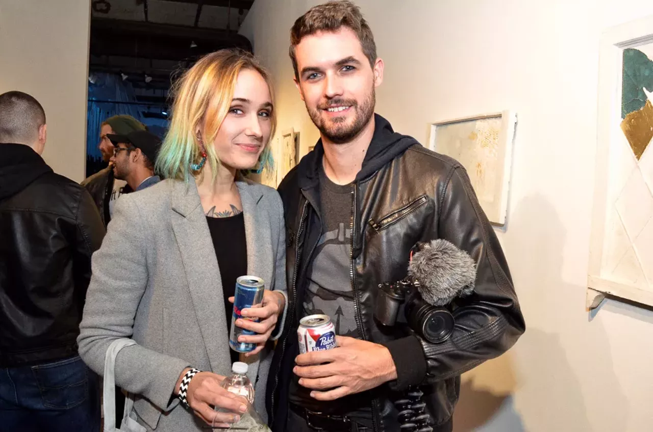 Image: All the super hip people we saw at Red Bull House of Art's Resident Artist Exhibition