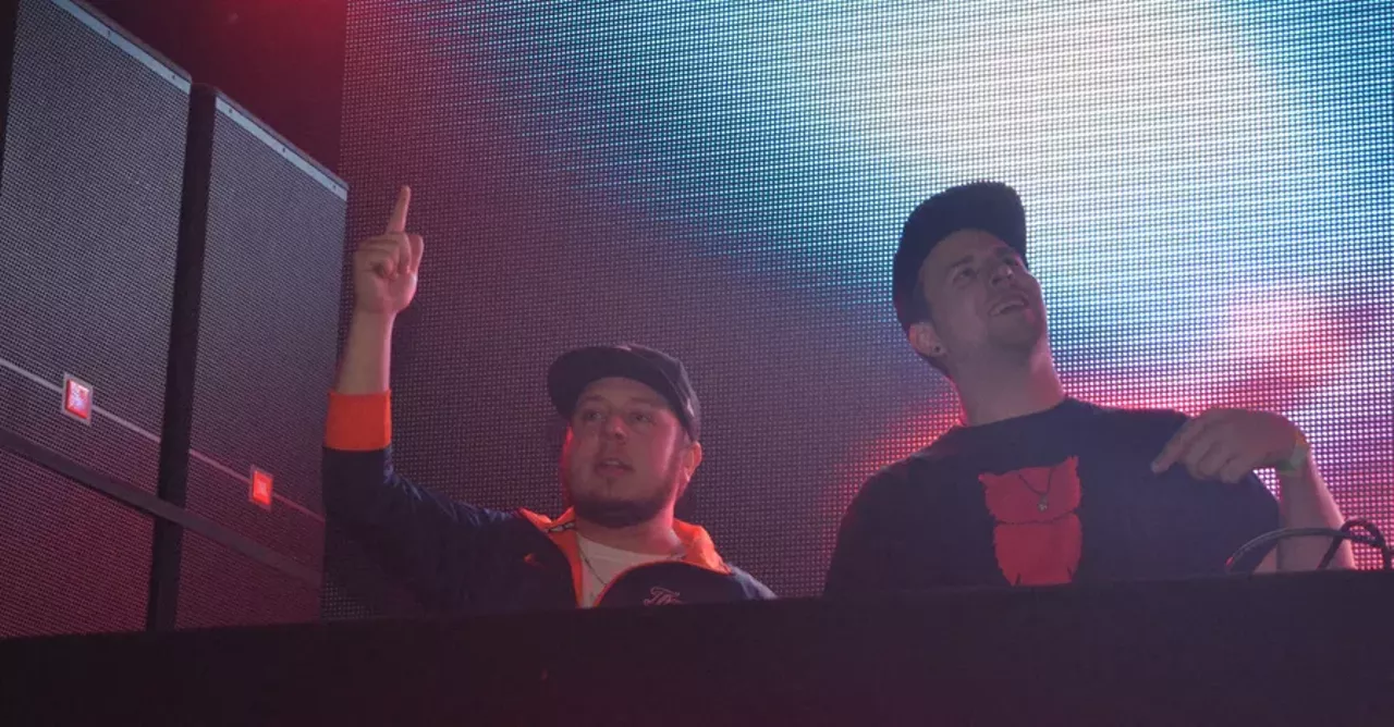 Image: All the wild people we saw dancing at Elektricity