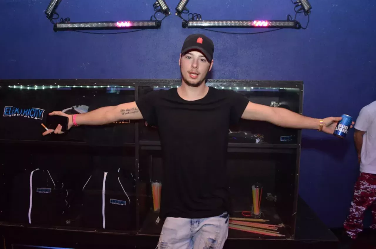 Image: All the wild people we saw dancing at Elektricity