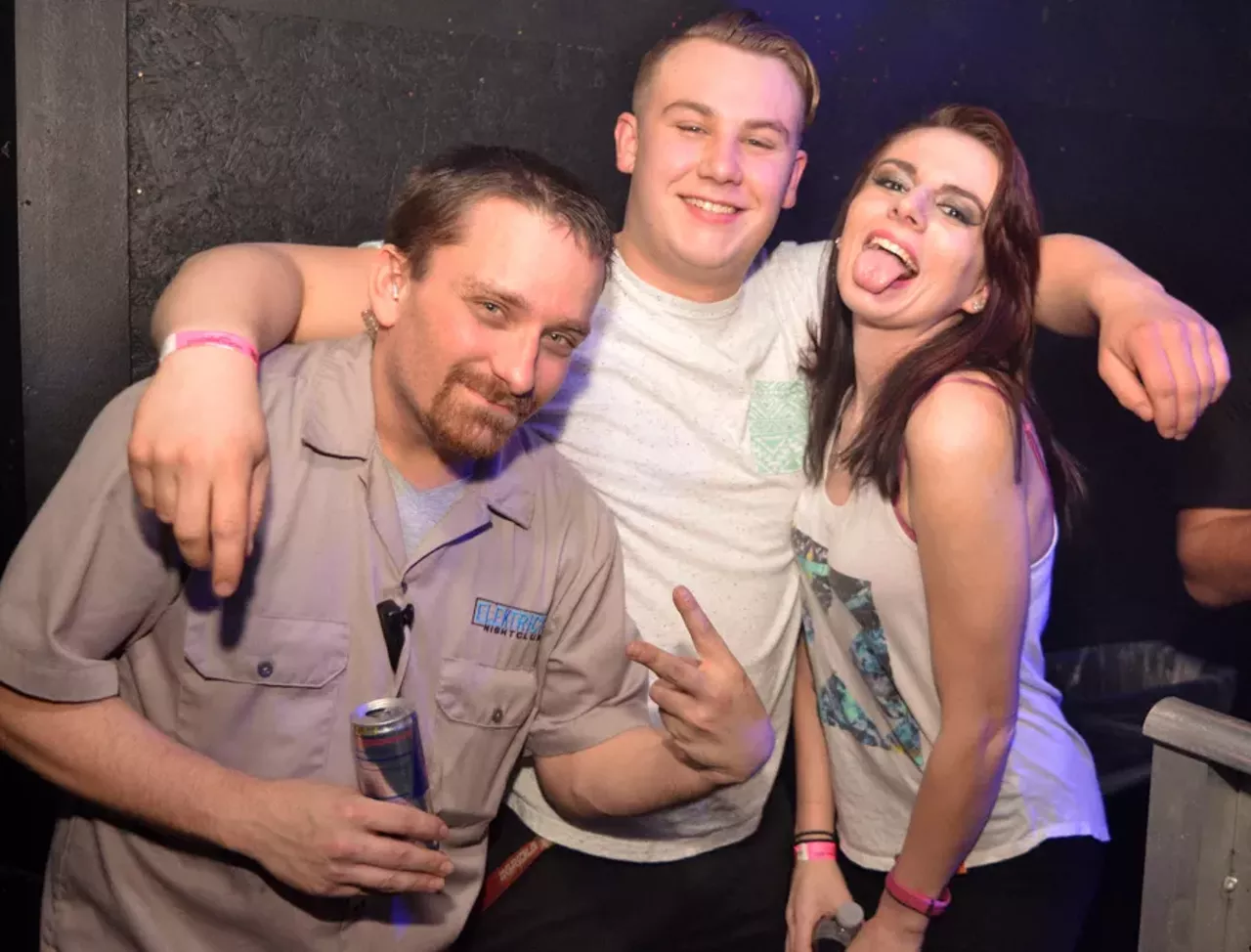 Image: All the wild people we saw dancing at Elektricity