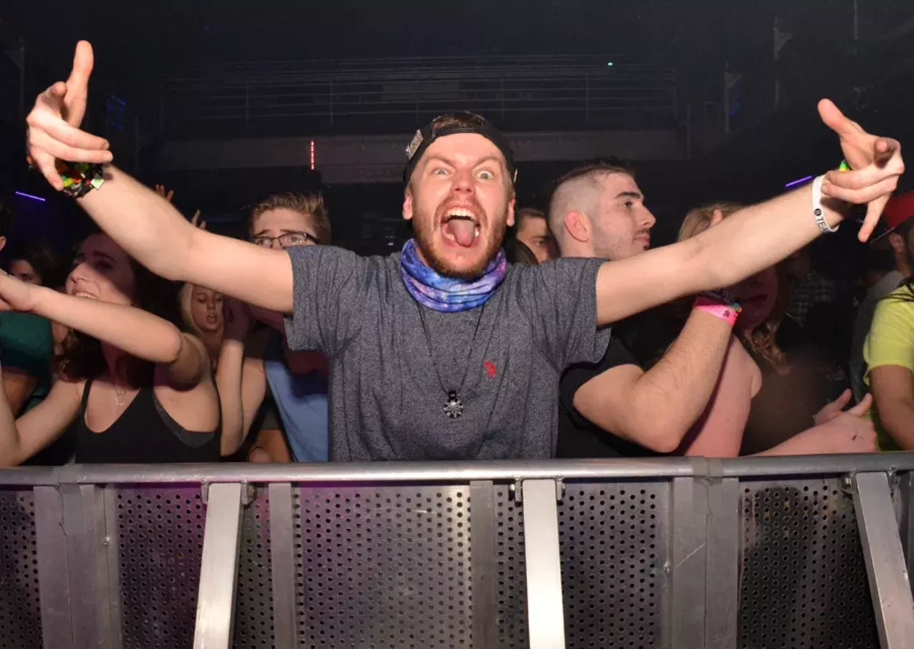 Image: All the wild people we saw dancing at Elektricity