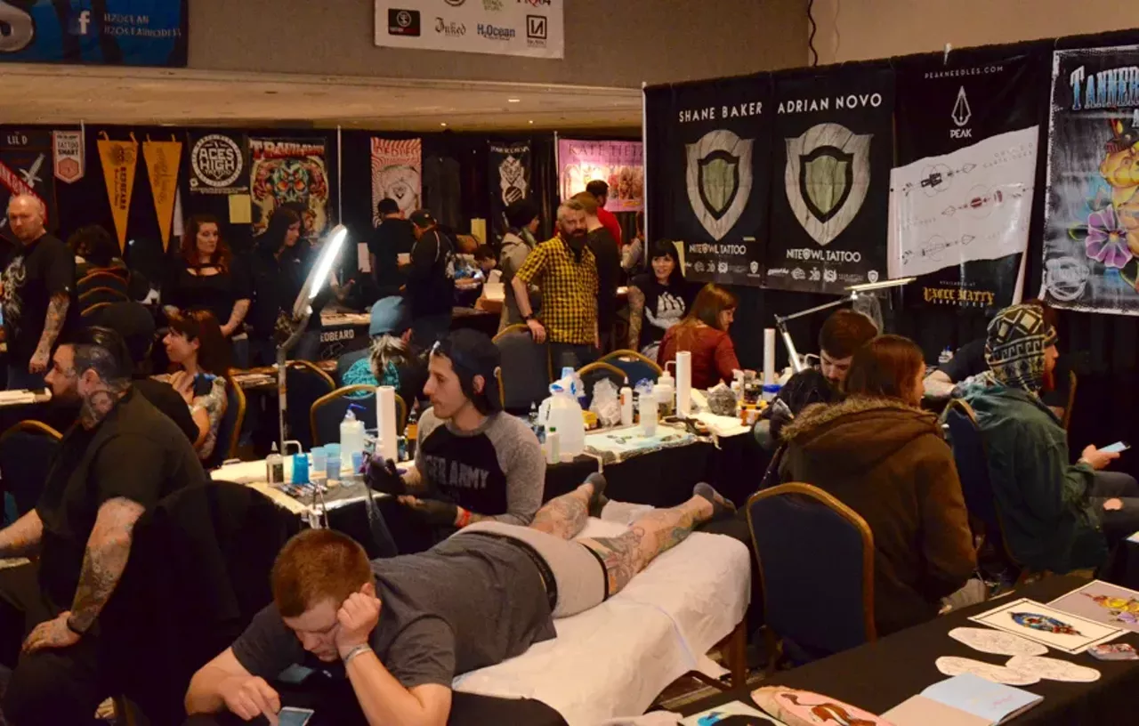 Image: All the wonderful people we saw at the Motor City Tattoo Expo