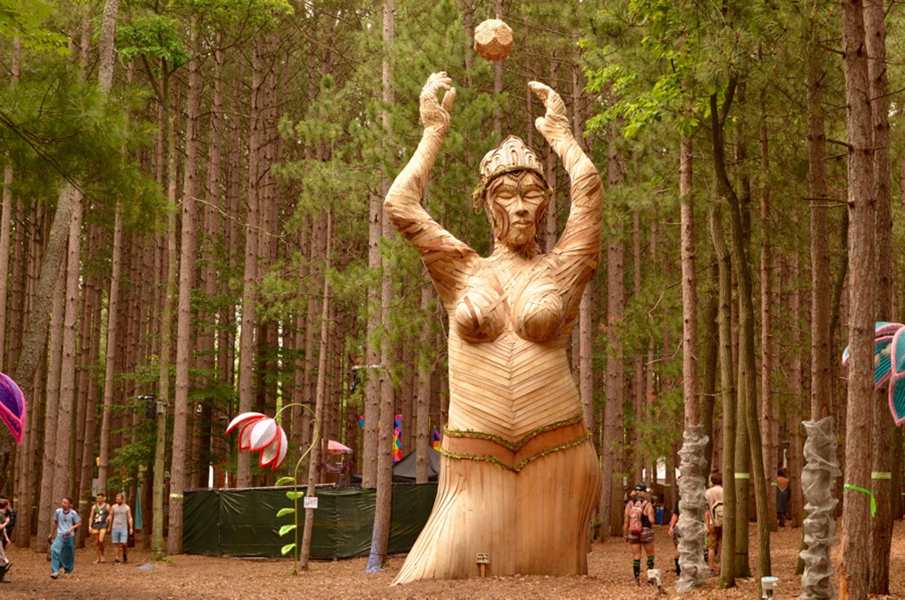 All the wonderful people we saw at weekend two of Electric Forest