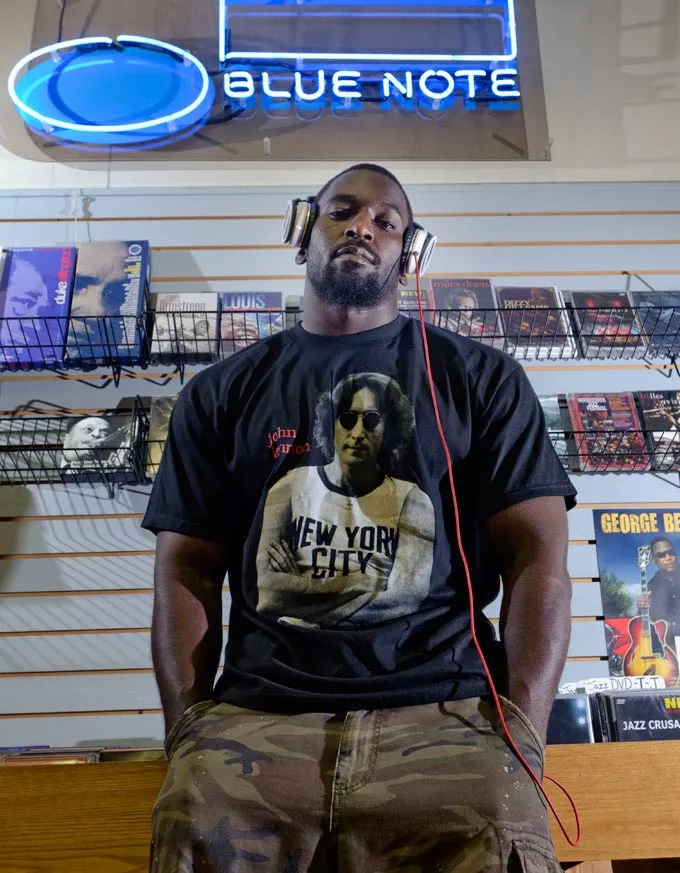 "OutKast is the best group ever. What, you want to - argue about it?" - MT photo by Doug Coombe