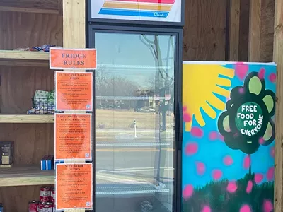 Image: Another free community fridge has popped up in Detroit's Islandview neighborhood