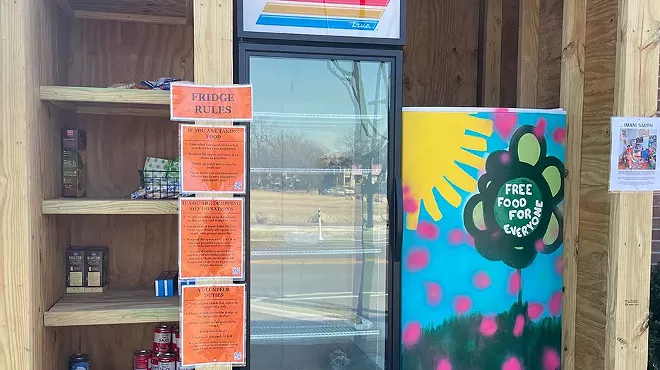 Image: Another free community fridge has popped up in Detroit's Islandview neighborhood