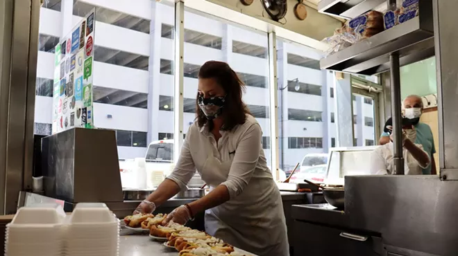 Image: Anyway, here's Gov. Whitmer slinging coney dogs in Detroit