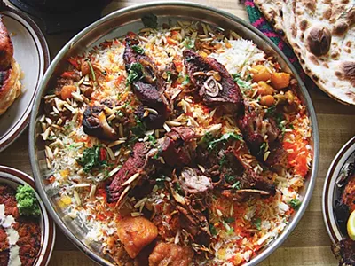 Yemeni fare at Sheeba: Dairy products are rare, but fenugreek is a common ingredient.