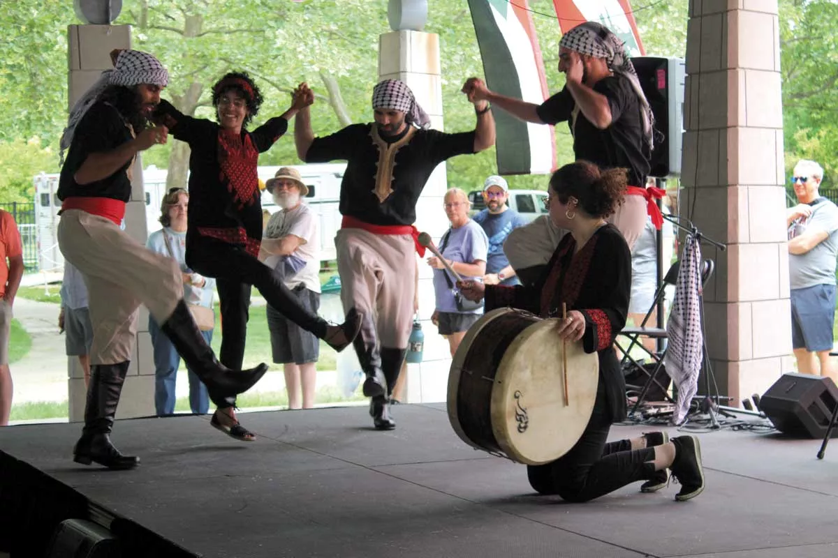 Image: Thowra Dabke keeps Palestinian folk traditions alive. Thowra means “revolution.”