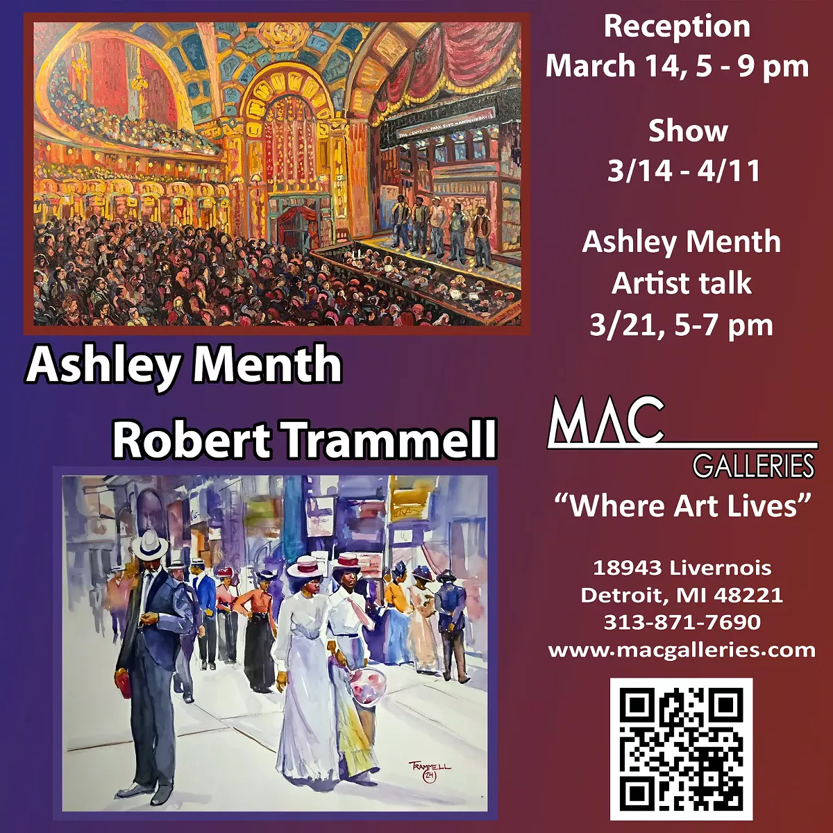 Artist Talk at MAC Galleries