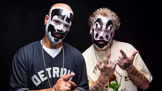 Insane Clown Posse’s Shaggy 2 Dope (Joseph Utsler) and Violent J (Joseph Bruce).