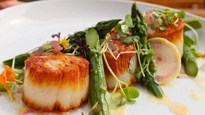 It’s hard to think of a better umami-plus-umami combo than briny, buttery scallops and smoky, salty bacon.