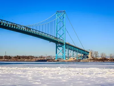 Protesters impeded traffic at the Ambassador Bridge for a week.