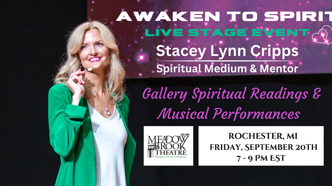 Awaken To Spirit Live Stage Event with Spiritual Medium Stacey Lynn Cripps