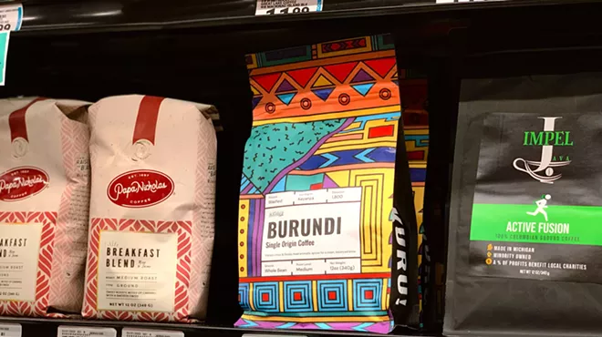 Baobab Fare's Burundi coffee at Rivertown Market.