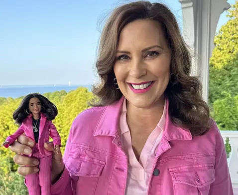 Gov. Gretchen Whitmer got in on the fun, posting plenty of Barbie content yesterday and today.