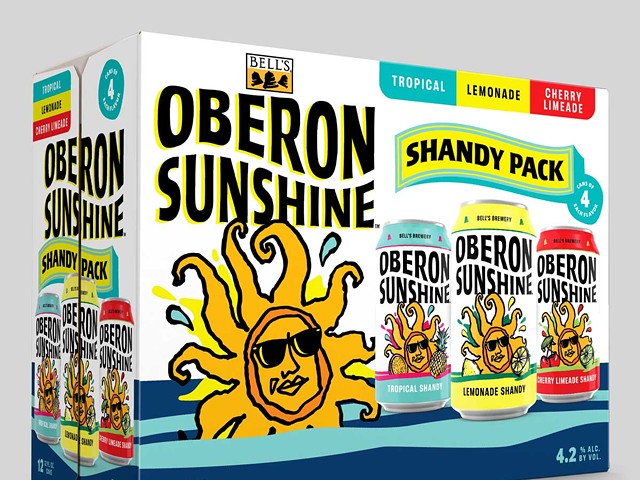 The Oberon Sunshine Shandy variety pack includes three new flavors.
