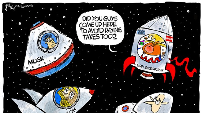 Billionaires in space