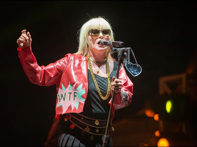 Debbie Harry performs with Blondie at the TBD Festival in Sacramento, California.