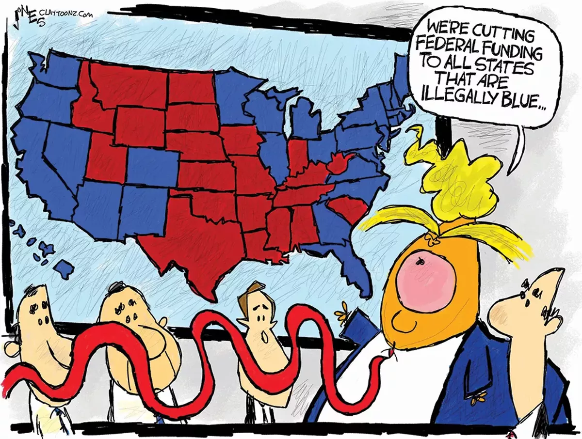Image: Blue State, Red State, Corrupt State