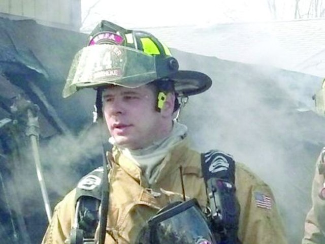 Firefighter Brian Woehlke was killed when a roof collapsed.