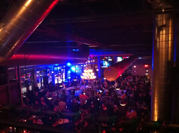 By 8 p.m., Punch Bowl Social was packed on its opening night. - RYAN FELTON