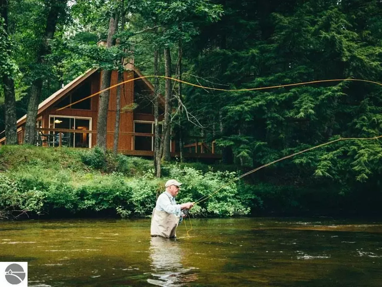 Image: Calling avid anglers and aspiring cult leaders &#151; this massive riverside ranch in Northern Michigan is for sale for $7.2 million