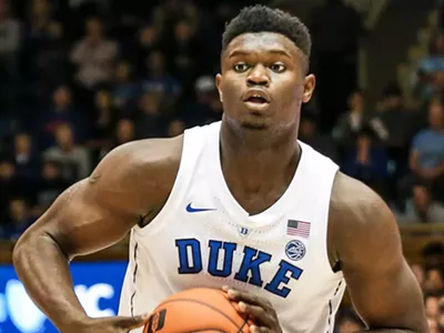 Zion Williamson with Duke in December 2018.