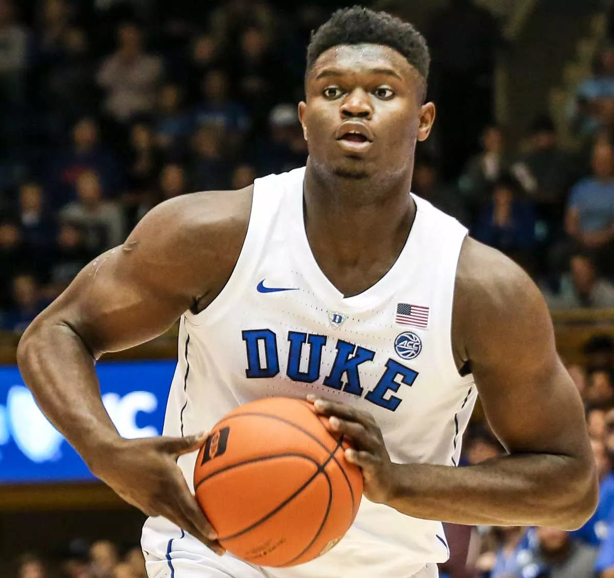 Zion Williamson with Duke in December 2018.