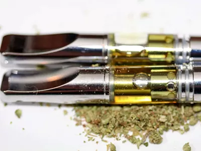 Image: Cannabis vape cartridges recalled for banned chemical were sold in 75 dispensaries in Michigan