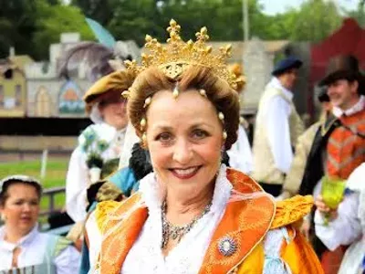Image: Caroline Jett has served as the Renaissance Festival's Queen Elizabeth for 15 years