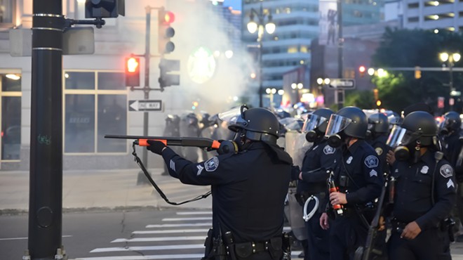 Under Chief Craig, the Detroit Police Dept. cracked down on peaceful protesters in 2020.