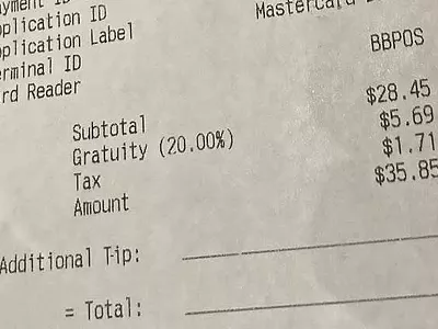 Buddy’s Pizza in downtown Detroit adds a 20% gratuity to the bill.