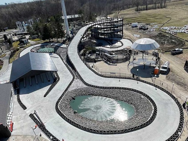 C.J. Barrymore’s is about to open a 3-story go-kart track
