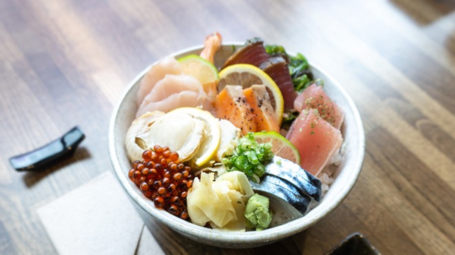 “I like to do Japanese food using local ingredients,” says Hajime Sato, Sozai’s chef-owner. 