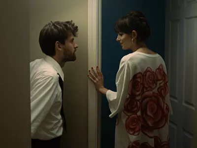 Cooper Raiff and Dakota Johnson in Cha Cha Real Smooth.