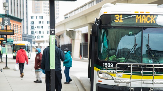 COVID-19 has caused service disruptions in Detroit's bus system.